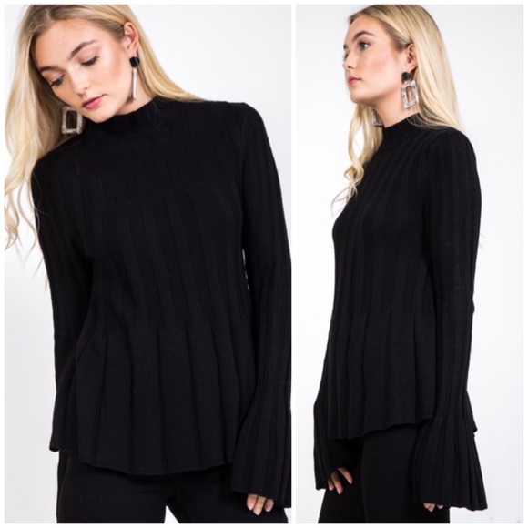 ❄️LAST2️⃣//GRAY WOOL BLEND RIBBED SWEATER - Picture 5 of 8